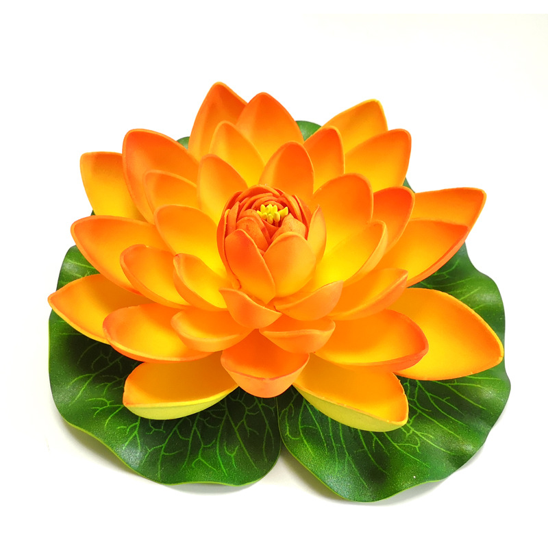 Floating Artificial Simulation Water Lily for Home Garden Ponds Decoration