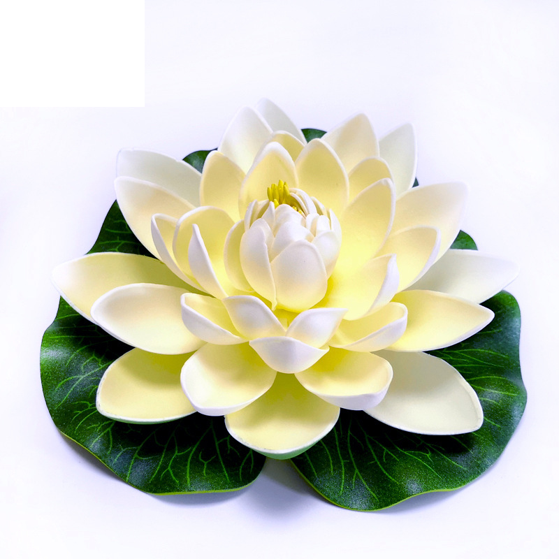 Floating Artificial Simulation Water Lily for Home Garden Ponds Decoration