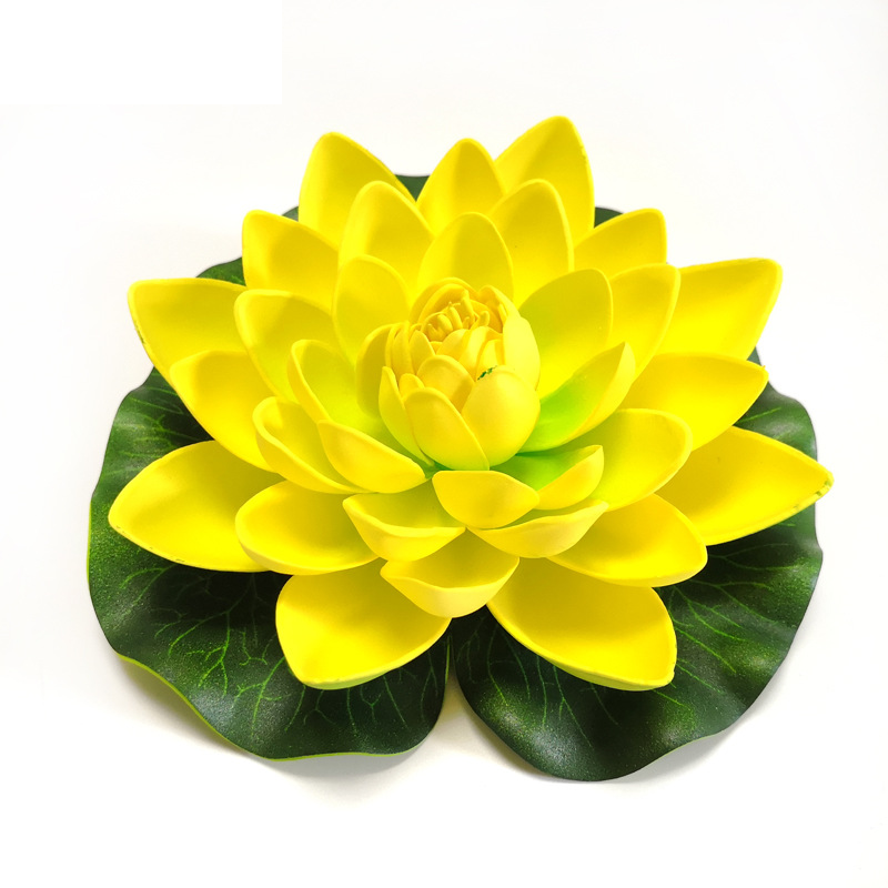 Floating Artificial Simulation Water Lily for Home Garden Ponds Decoration