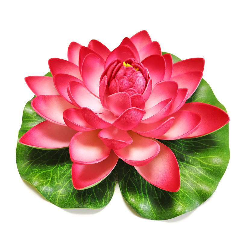 Floating Artificial Simulation Water Lily for Home Garden Ponds Decoration