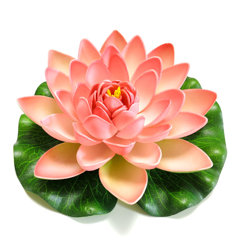 Floating Artificial Simulation Water Lily for Home Garden Ponds Decoration