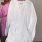Women's Sweet Ruffled Button V-Neck Dress