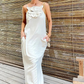 ⏳ Limited time 50% off! 💥Women's Elegant Spaghetti Strap Maxi Dress with Floral Accent