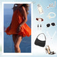 Women's Sexy Backless Pleated Halter Dress