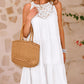 Women's Summer Hollow Out Halter Dress