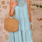 Women's Summer Hollow Out Halter Dress