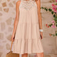 Women's Summer Hollow Out Halter Dress