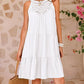 Women's Summer Hollow Out Halter Dress