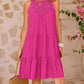 Women's Summer Hollow Out Halter Dress