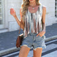 Women's Casual Fashion Round Neck Printed Sleeveless Tank Top