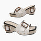 Step into Summer 2025 with Confidence! 🌞Women’s Wedge Slide Sandals with Studded Strap