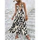 Women's Elegant Sexy Floral Print Halter Dress
