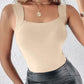 Shaping tank top with built-in bra