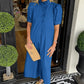 Women's Casual Solid Color Standing Collar Button Down Dress