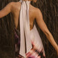 Women's Tie-Dye Halter Maxi Dress