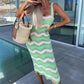 🌸Last week - 49% off🌸Women's Sleeveless Hollow Out Knit Dress