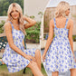 ⏰Hot Sale 49% Off💃Women's Summer Dresses Casual Square Neck Floral Sundress With Pockets