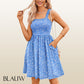 ⏰Hot Sale 49% Off💃Women's Summer Dresses Casual Square Neck Floral Sundress With Pockets