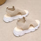 Women’s Casual Breathable Hollow Knitted Platform Sandals