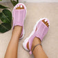 Women’s Casual Breathable Hollow Knitted Platform Sandals
