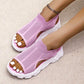 Women’s Casual Breathable Hollow Knitted Platform Sandals