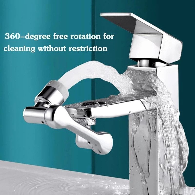 💥Water tap with rotating robot arm 1080°