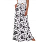 Floral Print High-Waisted Wide Leg Pants