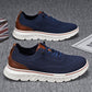 Men’s Breathable Lightweight Knit Patchwork Sneakers