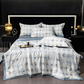 🔥Summer Limited Sale🌸Cooling Breathable Floral Bed Sheet (4-Piece Set)