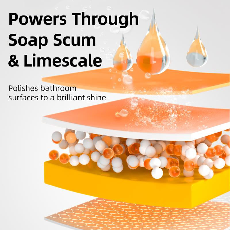 Multi-Functional Stain-Removing Lemon-Scented Bathroom Cleaner Spray