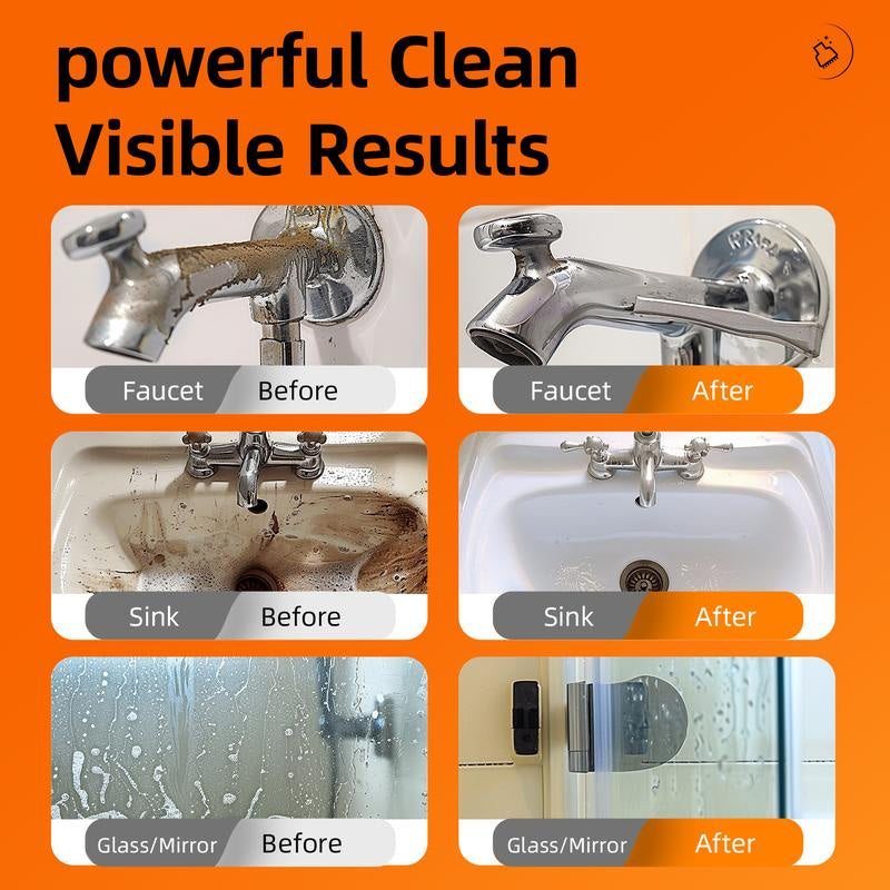 Multi-Functional Stain-Removing Lemon-Scented Bathroom Cleaner Spray