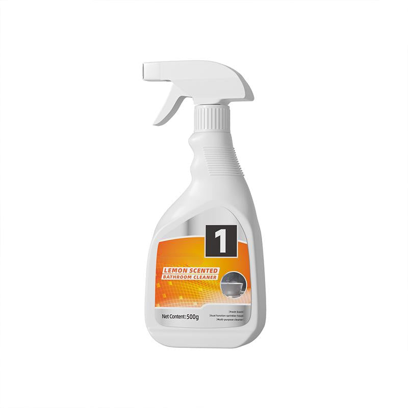 Multi-Functional Stain-Removing Lemon-Scented Bathroom Cleaner Spray