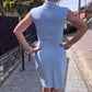 Women's Sleeveless Solid Color Dress
