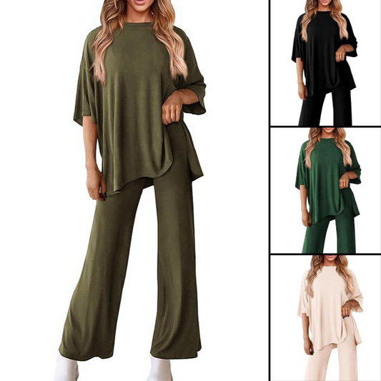 💖LAST DAY SALE 50% OFF💖Women's Casual Top & Pants Set