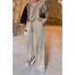 ⏰Time-limited Special-50% Off🌷Loose Satin Women's Top & Pants Set