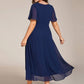 💗Summer Specials💗Women's Elegant V-Neck Ruffled Short Sleeve Dress