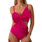 Women's High-Waisted Bow Bikini Set