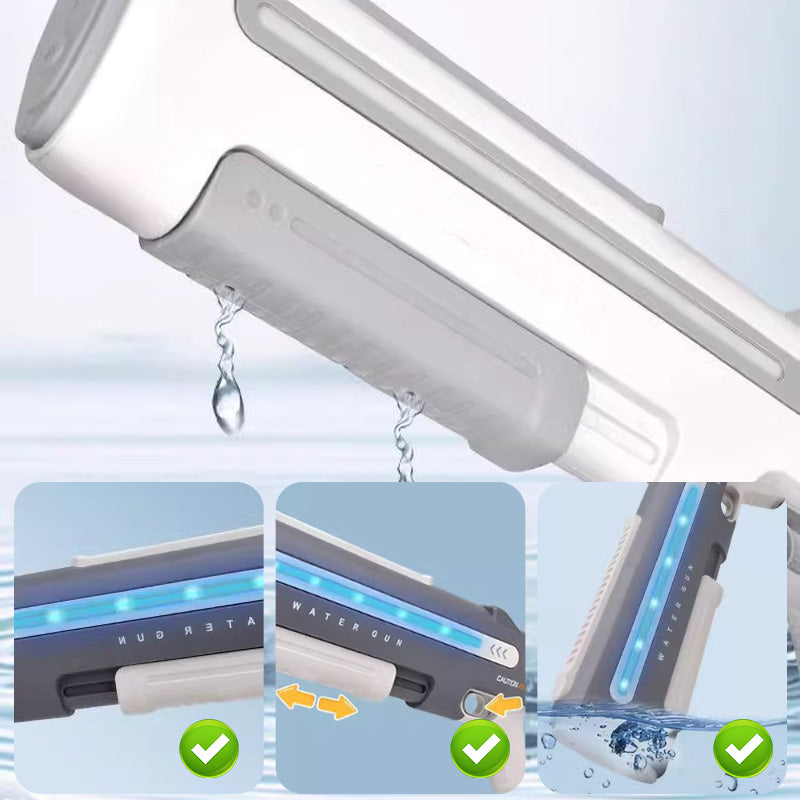 🎉Happy summer🔆Long-Range Electric Water Blaster with LED for Kids Adults