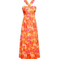 🌺Cross Halter Sleeveless Floral Printed Dress💃