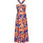 🌺Cross Halter Sleeveless Floral Printed Dress💃