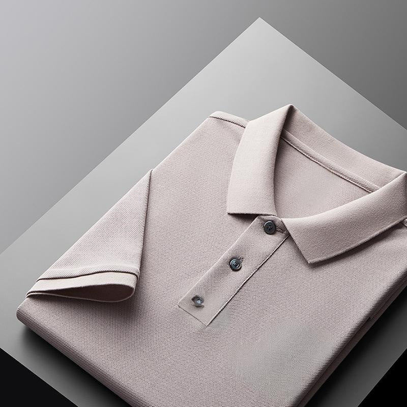 💕What should I wear tomorrow?💕Men's Casual Business Short Sleeve Lapel T-Shirt