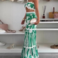 💗Summer Specials✨Women’s Bikini Top & Printed Wide-Leg Pants 2 PCS Set