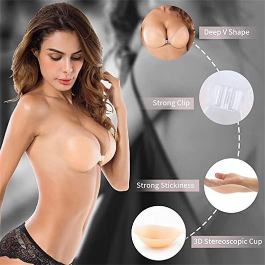 💗BUY 1 GET 1 FREE - 2 PAIRS - 🎁Adhesive invisible gathering bras