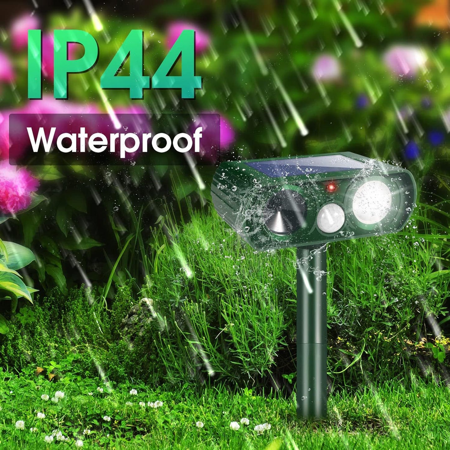 ⏳Time-limited Special⏰Outdoor Solar Powered Ultrasonic Animal Repeller🔊