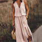 Simple dress with zip and slit