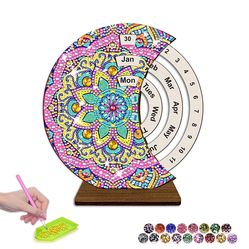 DIY Diamond Art Calendar Ornament Kit