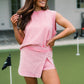 Women’s Tank Top & Slit Skort Set