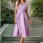 💃Hot Sale 50%⏰Women's Elegant V-Neck Split Maxi Dress👗
