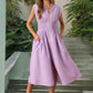 💃Hot Sale 50%⏰Women's Elegant V-Neck Split Maxi Dress👗