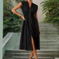 💃Hot Sale 50%⏰Women's Elegant V-Neck Split Maxi Dress👗